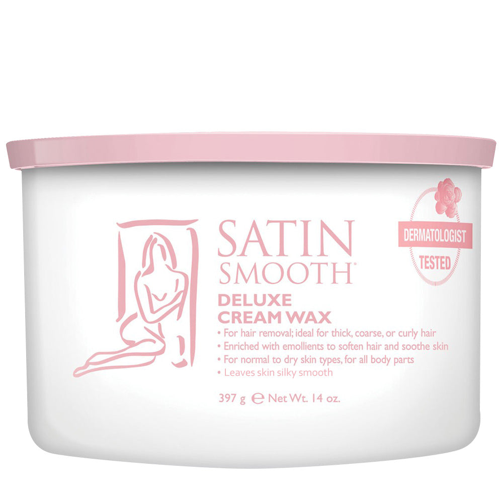 SATIN SMOOTH DELUXE CREAM WAX - 14 OZ