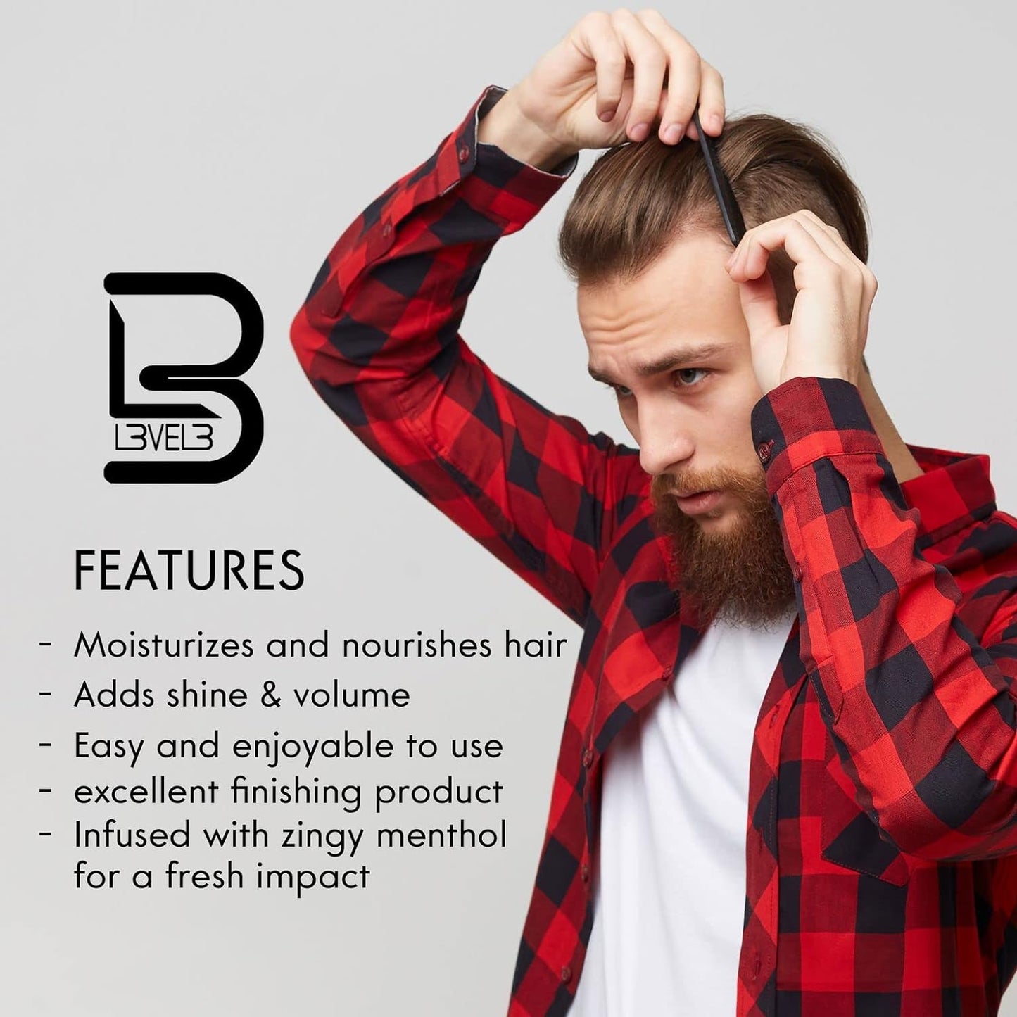 L3VEL3 HAIR TONIC - METHOL INFUSED 8.45 OZ