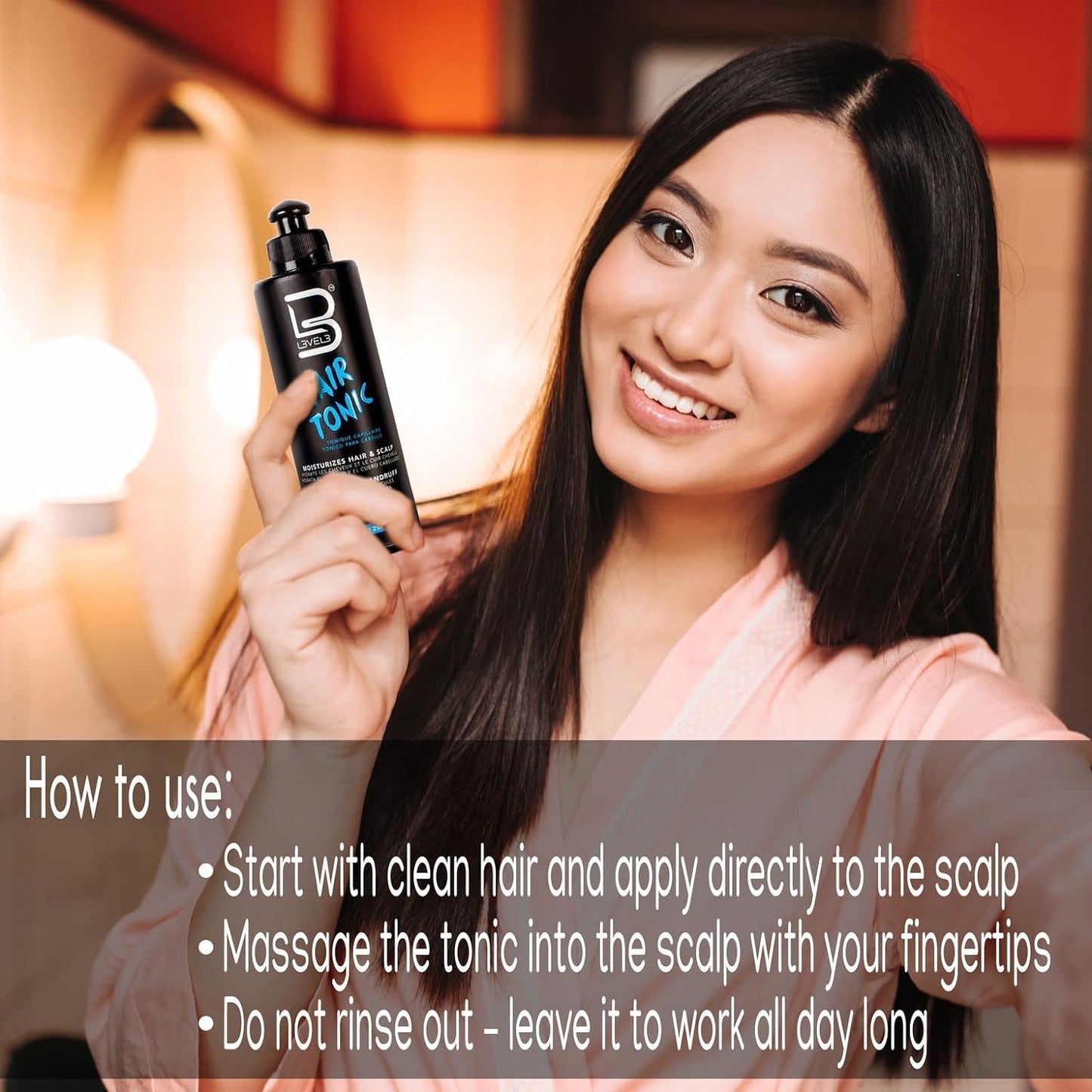 L3VEL3 HAIR TONIC - METHOL INFUSED 8.45 OZ