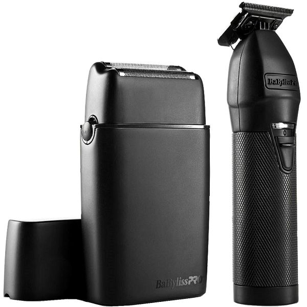 BABYLISSPRO TRIMMER & DOUBLE-FOIL SHAVER DUO - BLACK LIMITEDFX