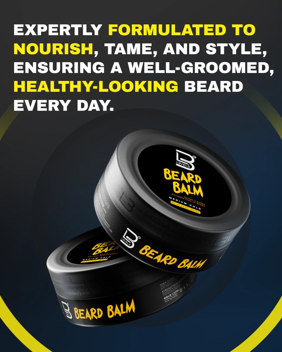 L3VEL3 BEARD BALM - 3.4 OZ Beard Care L3VEL3 for sacramento, california, barbers, hair stylist, cosmetologist, beauty industry