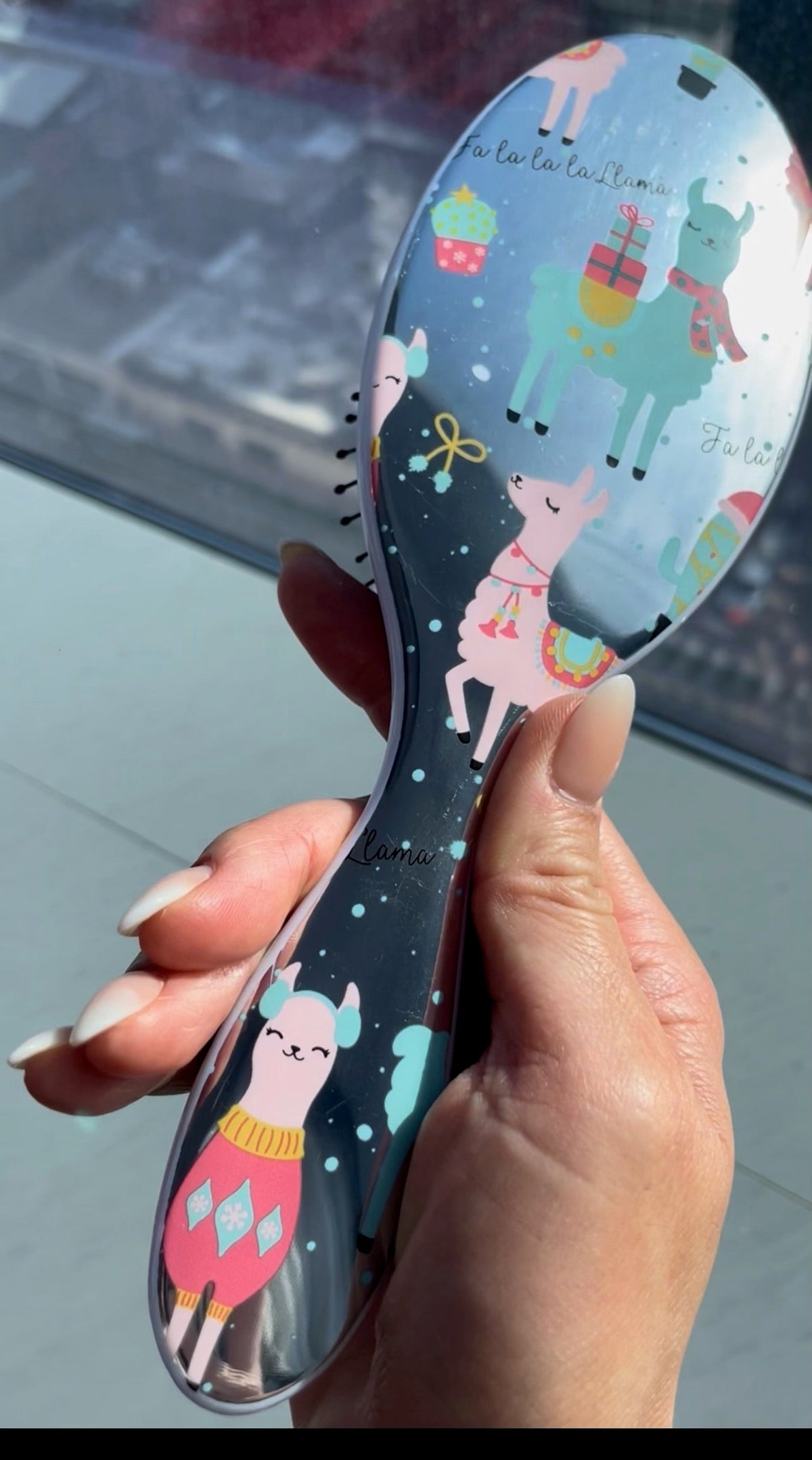 StyleTek Detangling Brush - Fa La La back view