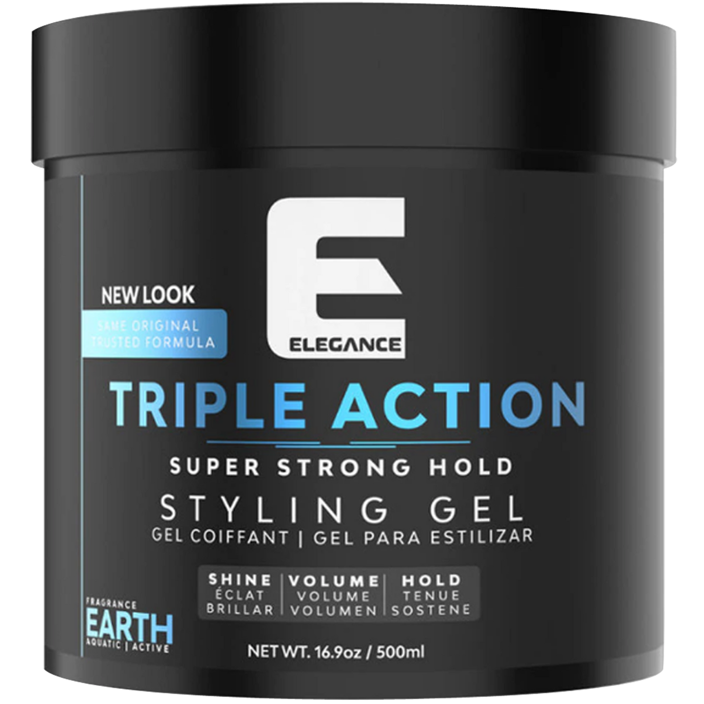 ELEGANCE TRIPLE ACTION HAIR GEL - EARTH 500ML