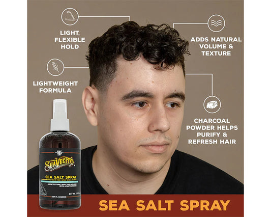 SUAVECITO SEA SALT SPRAY - 8 OZ Hair Spray SUAVECITO for sacramento, california, barbers, hair stylist, cosmetologist, beauty industry