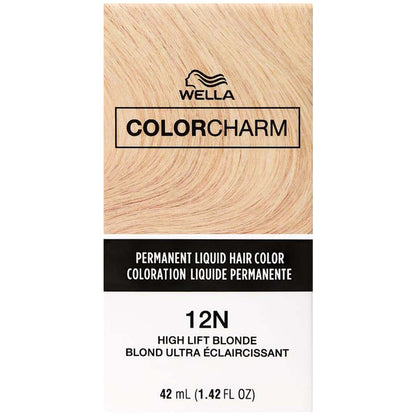 WELLA COLOR CHARM PERMANENT LIQUID HAIR COLOR - 12N/1200 HIGH LIFT BLONDE