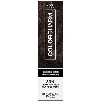 WELLA COLOR CHARM PERMANENT CREAM HAIR COLOR 3NN Intense Dark Brown Permanent Color WELLA for sacramento, california, barbers, hair stylist, cosmetologist, beauty industry