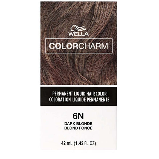 WELLA COLOR CHARM PERMANENT LIQUID HAIR COLOR - 6N/611 DARK BLONDE