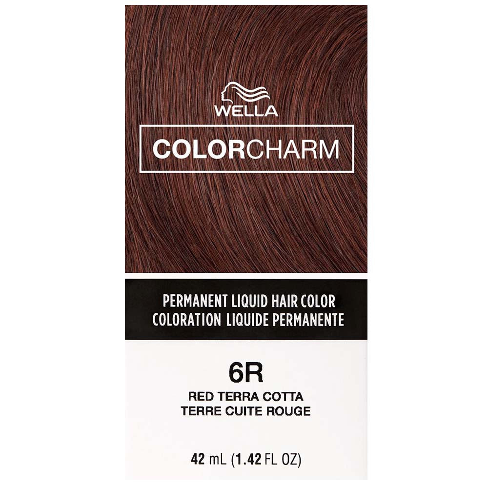 WELLA COLOR CHARM PERMANENT LIQUID HAIR COLOR - 6R RED TERRA COTTA