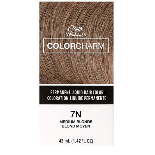 WELLA COLOR CHARM PERMANENT LIQUID HAIR COLOR - 7N/711 MEDIUM BLONDE