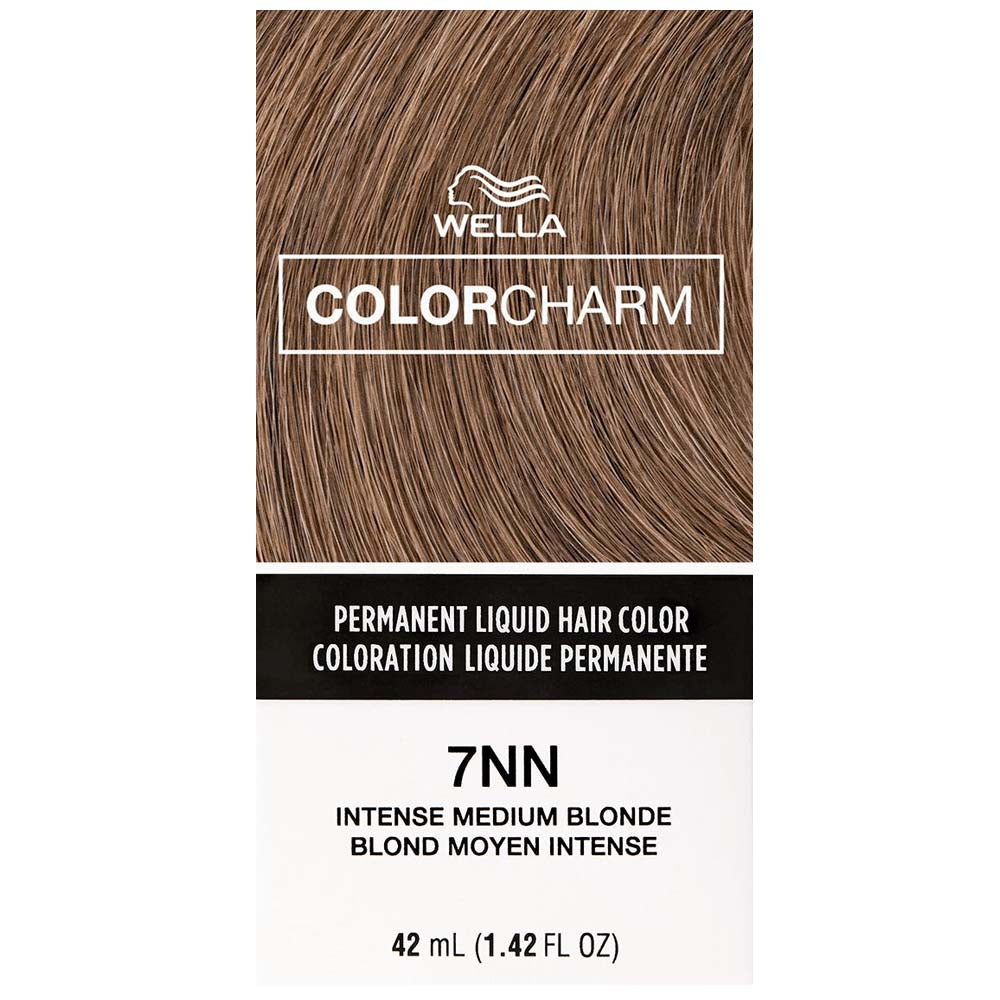 WELLA COLOR CHARM PERMANENT LIQUID HAIR COLOR - 7NN INTENSE MEDIUM BLONDE