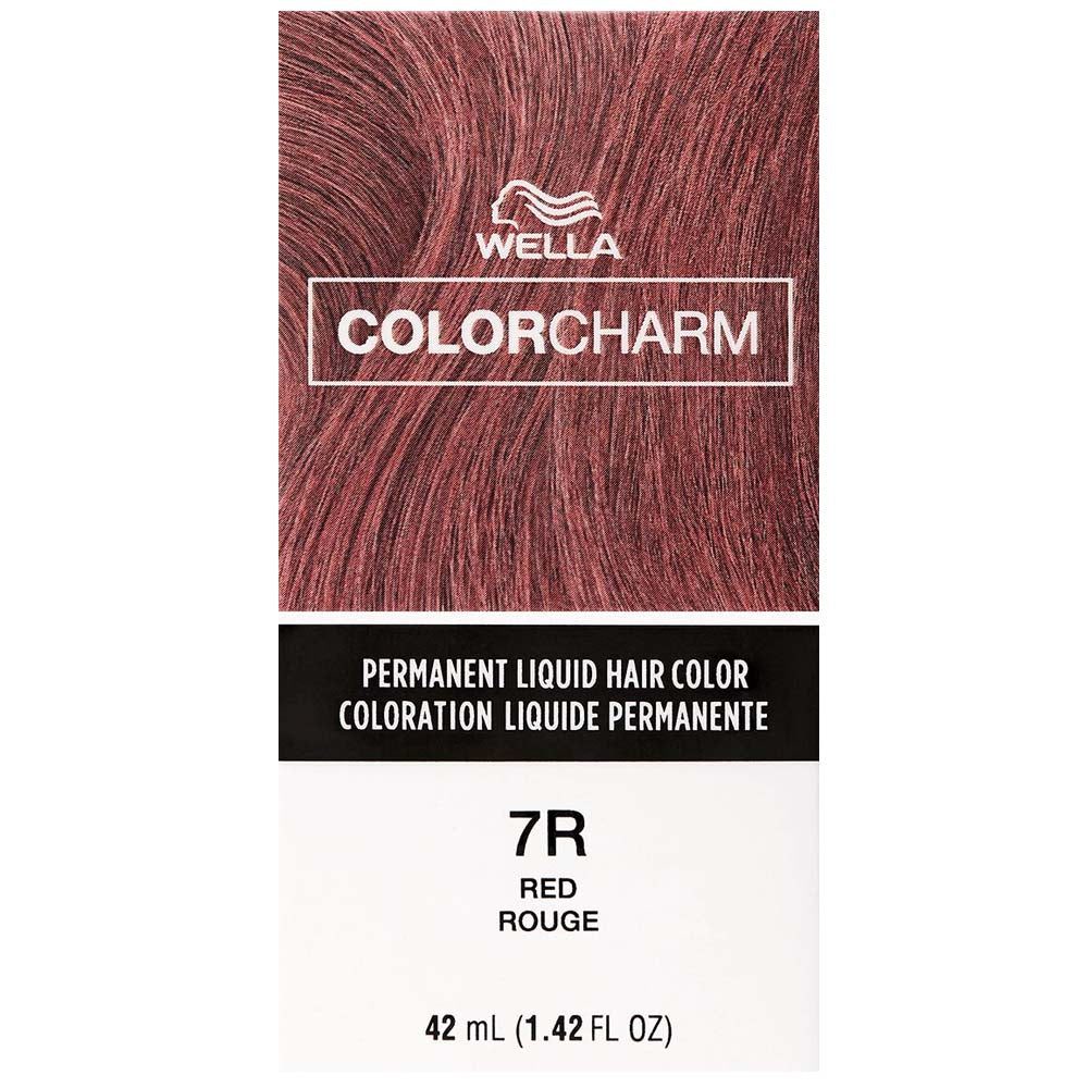 WELLA COLOR CHARM PERMANENT LIQUID HAIR COLOR - 7R/810 RED