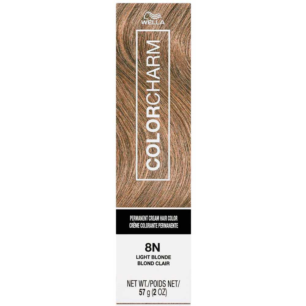 Wella Color Charm hair color box for light blonde hair on a white background