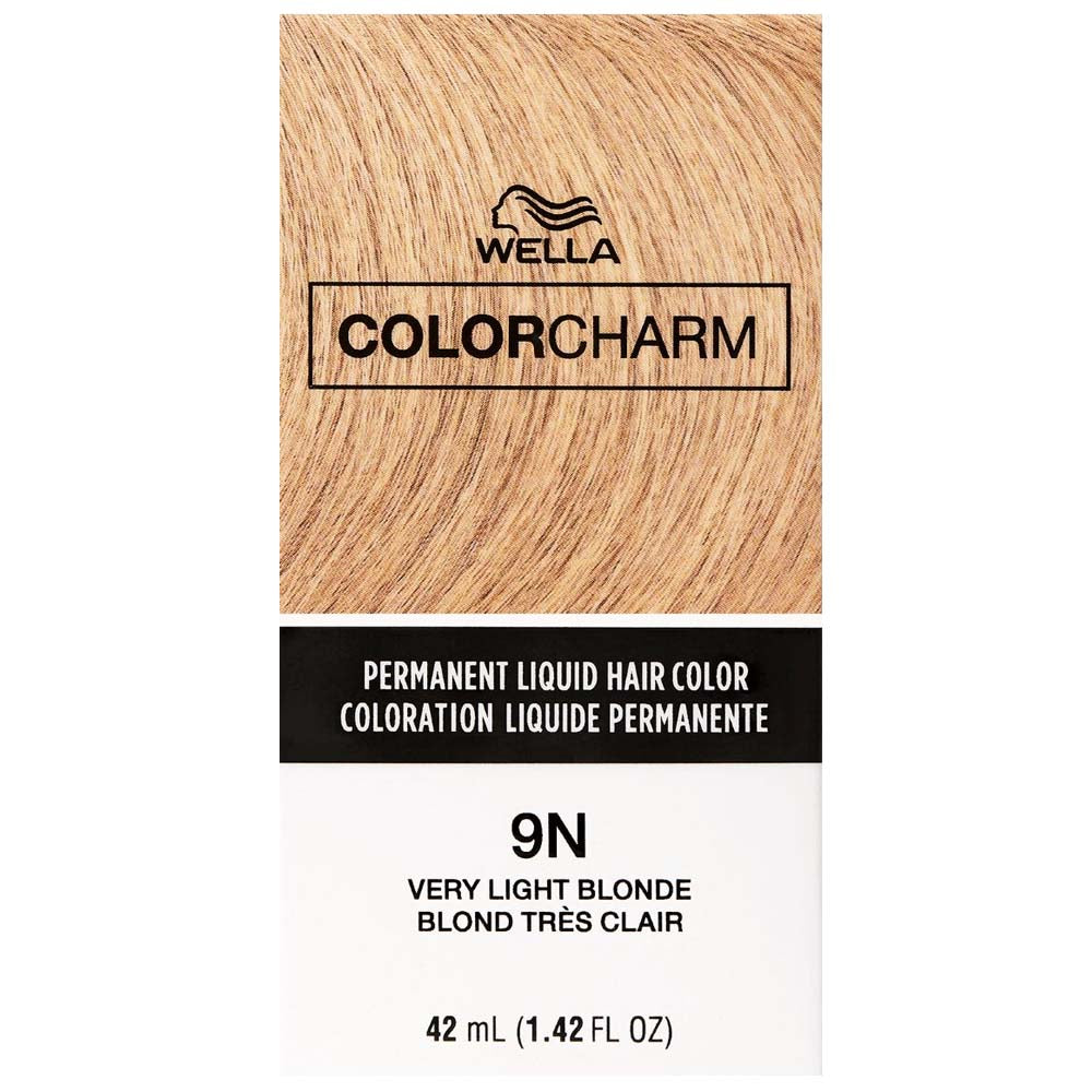 WELLA COLOR CHARM PERMANENT LIQUID HAIR COLOR - 9N/911 VERY LIGHT BLONDE