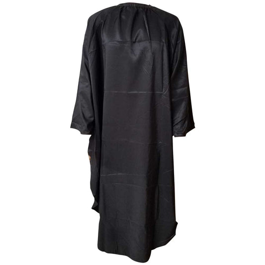 Sewicob Vincent Arm Free Wing Suite Haircutting Cape in black with sleeve slots for professional barbers