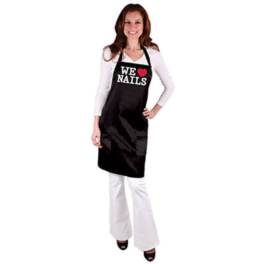 SALONCHIC EXPRESSIONS "WE LOVE NAILS" ALL-PURPOSE NAIL TECH APRON
