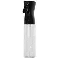 essel beauty continuous mist spray water bottle 10 oz black