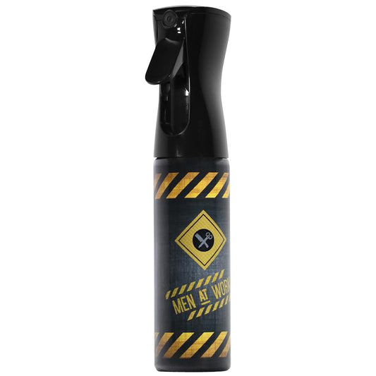 BeauBAR Supply DELTA INDUSTRIES CONTINUOUS MIST SPRAY BOTTLE - 10 OZ MEN AT WORK BO - 30062