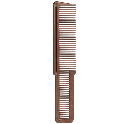WAHL CLIPPER STYLING COMB

A clean, professional product studio shot showcasing a single, metallic copper Wahl Clipper Styling Comb positioned vertically against a solid white background. The image highlights the comb's signature dual-texture layout, featuring wide teeth on the upper half and finer teeth on the lower handle portion, under bright, even studio lighting | BeauBar Supply