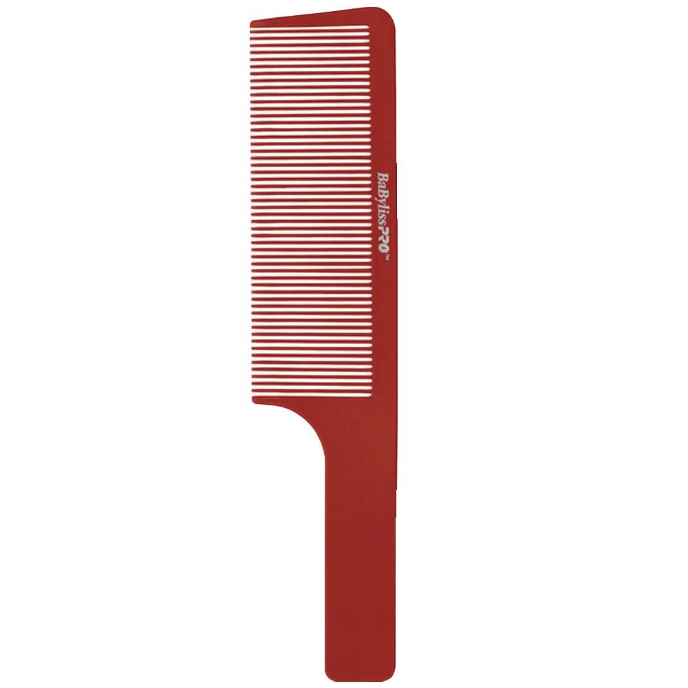 BABYLISSPRO BARBEROLOGY CLIPPER COMB Red Hair Comb BABYLISSPRO for sacramento, california, barbers, hair stylist, cosmetologist, beauty industry