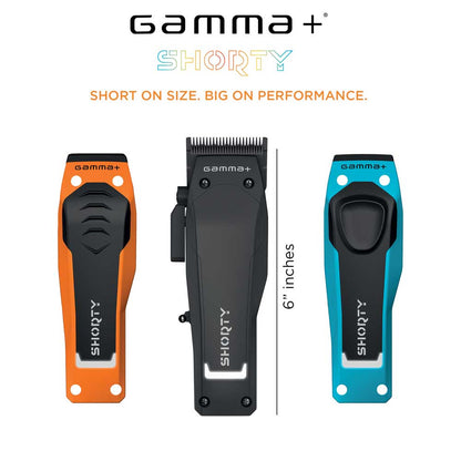GAMMA+ Shorty Clipper custom body kits in black, orange, and blue