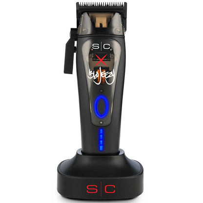 StyleCraft x 360 Jeezy cordless barber clipper standing on a white background