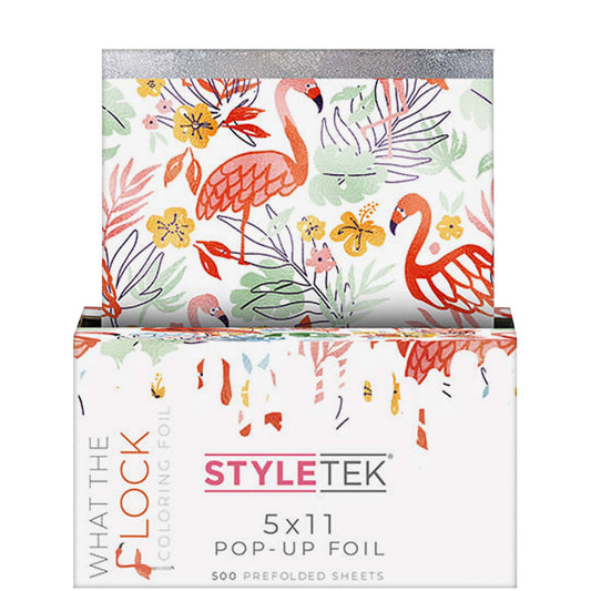 STYLETEK COLORING FOIL SHEETS - 5" x 11" 500 PC WHAT THE FLOCK