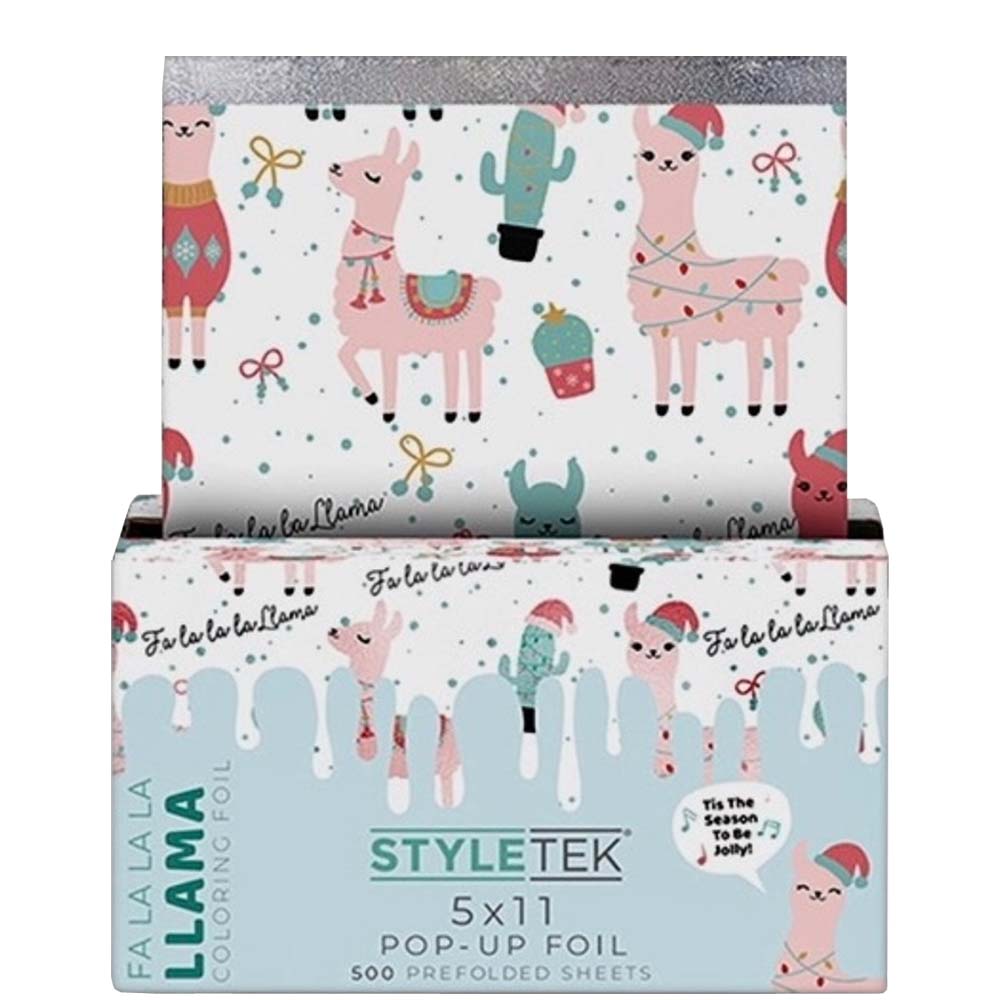 StyleTek Coloring Foil Sheets - 5 x 11 in - 500 - Fa La La La Flama