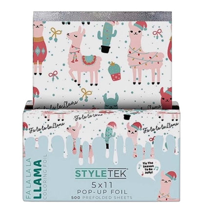 StyleTek Coloring Foil Sheets - 5 x 11 in - 500 - Fa La La La Flama