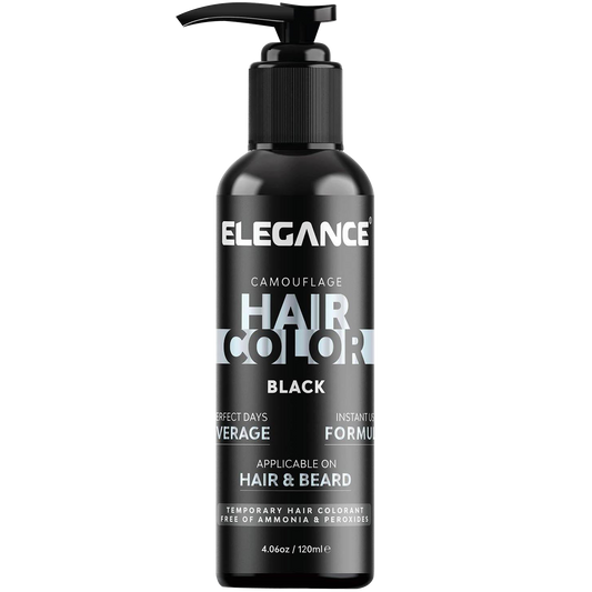 ELEGANCE CAMOUFLAGE HAIR COLOR - BLACK 4.06 OZ