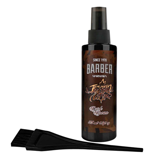 MARMARA BARBER TEMPORARY HAIR & BEARD COLOR - DARK BROWN 4.2 OZ