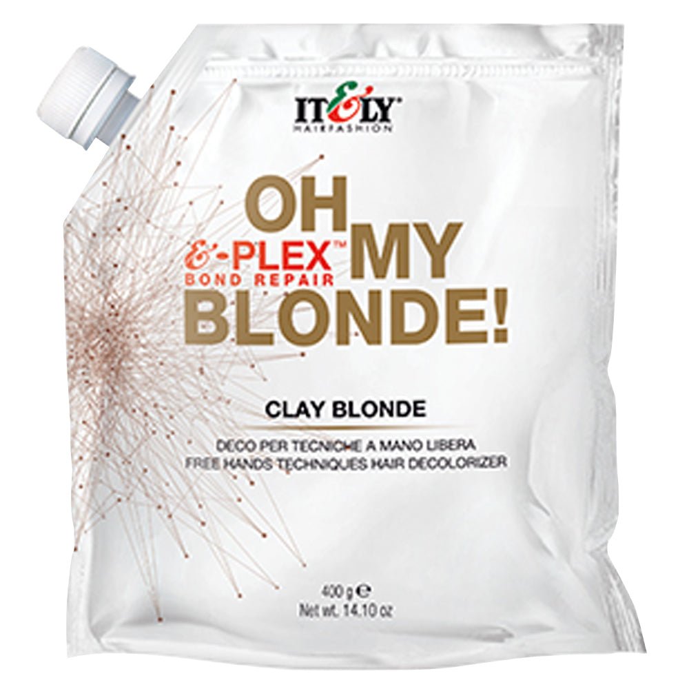 BeauBAR Supply ITELY OH MY BLONDE HAIR DECOLORIZER POWDER - CLAY BLONDE 14.1 OZ CO - 01078