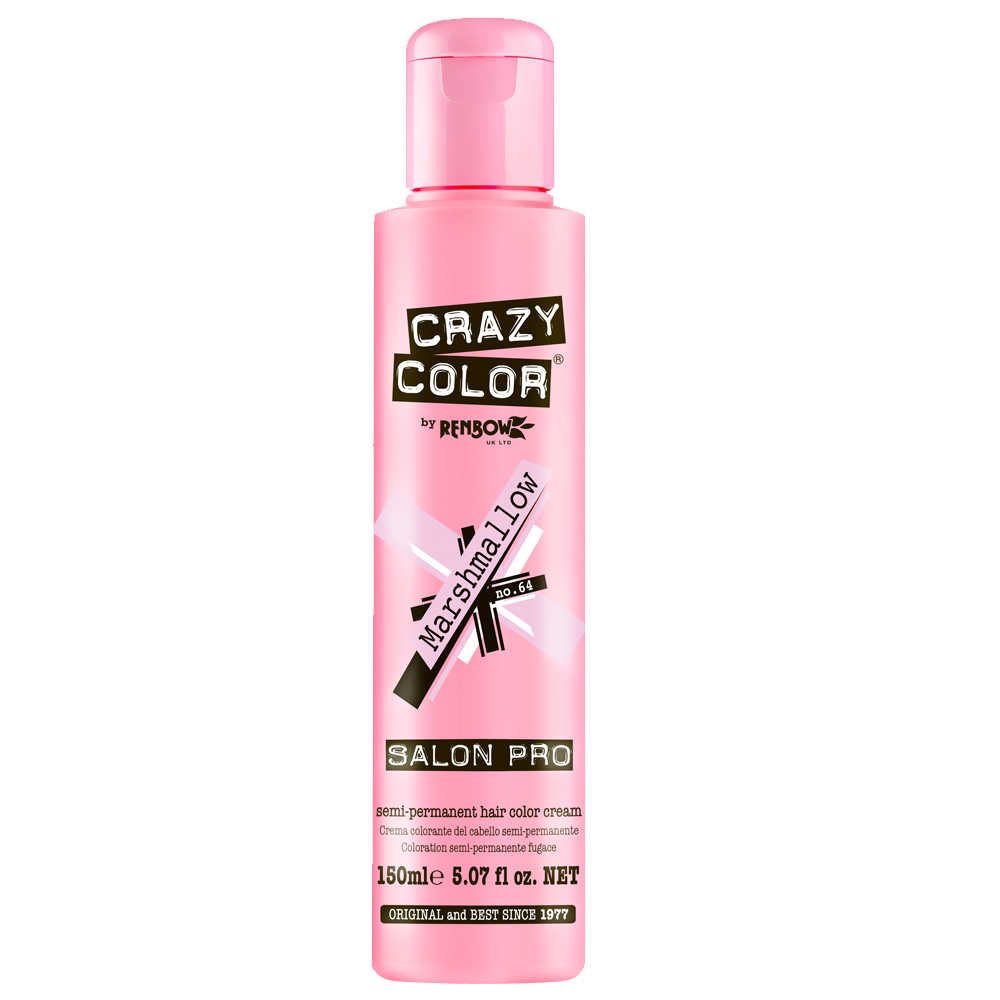 CRAZY COLOR SEMI-PERMANENT HAIR COLOR CREAM - 64 MARSHMALLOW