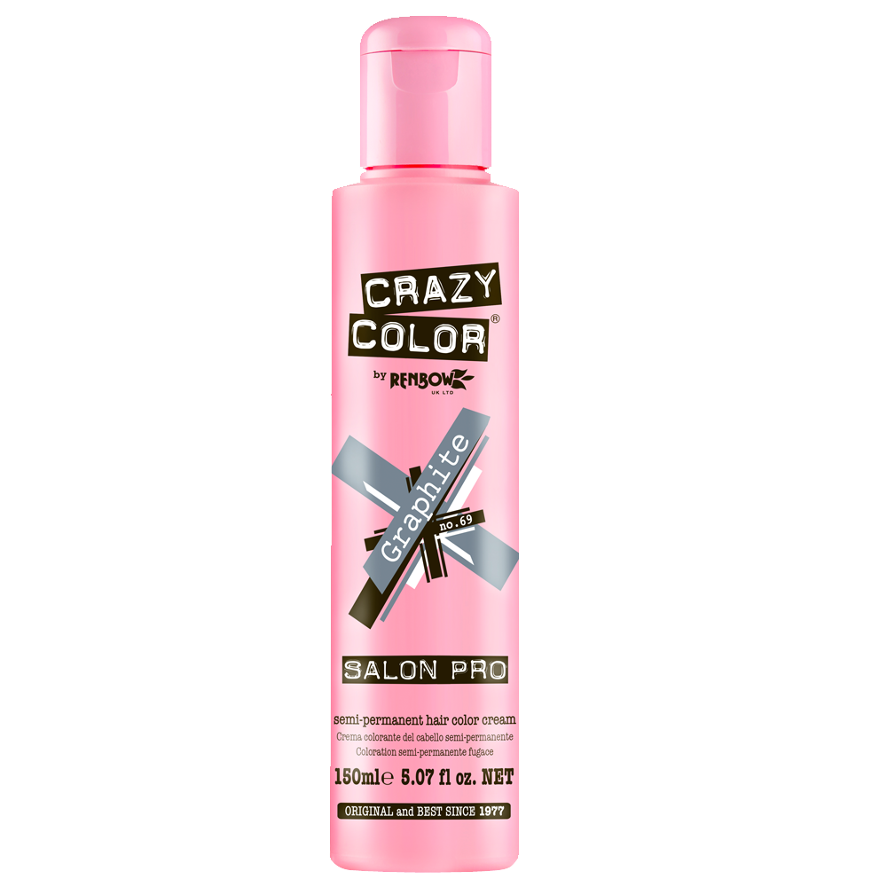 CRAZY COLOR SEMI-PERMANENT HAIR COLOR CREAM - 69 GRAPHITE