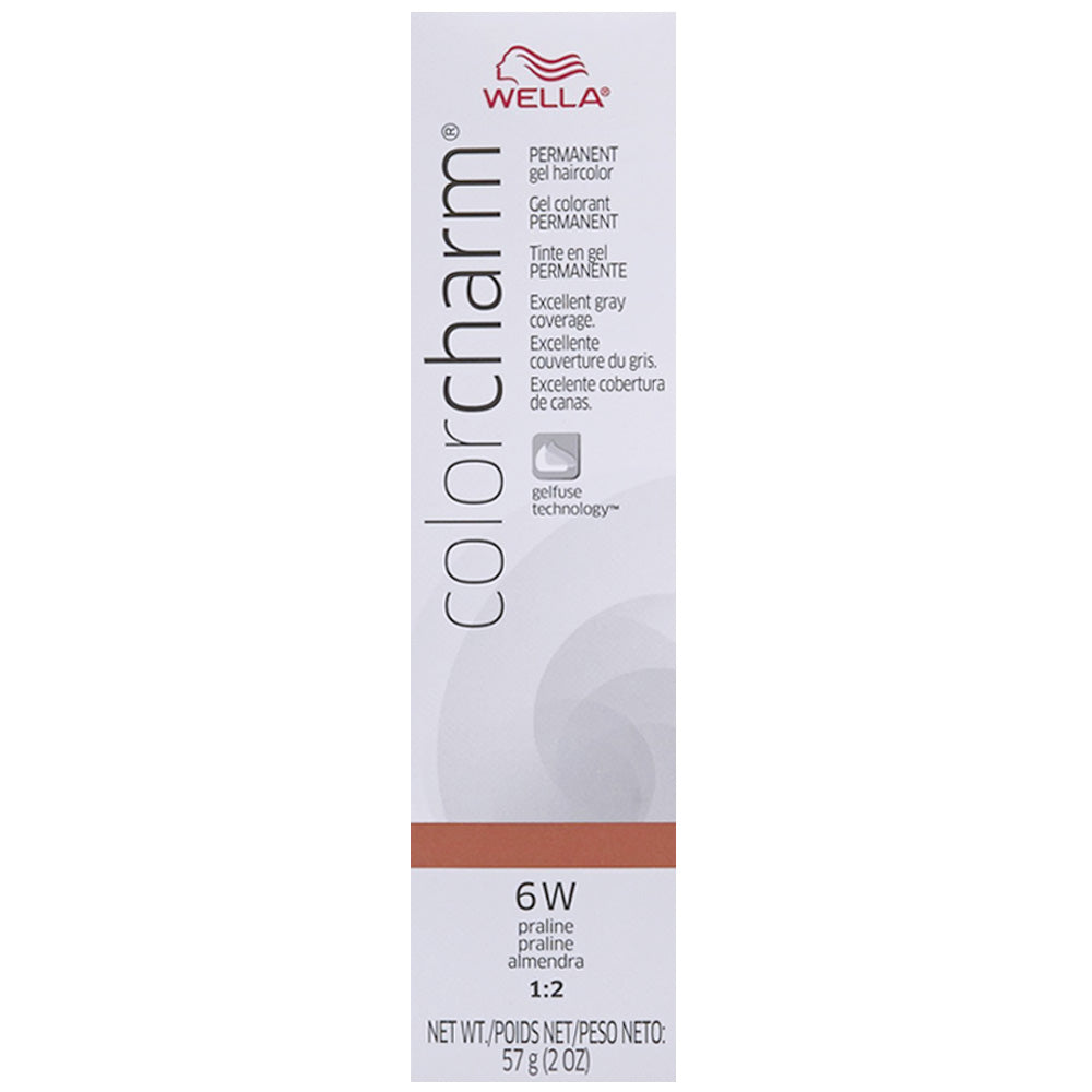 WELLA COLOR CHARM PERMANENT GEL HAIR COLOR - 6W PRALINE