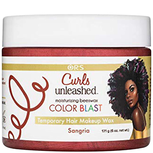 ORS CURLS UNLEASHED COLOR BLAST TEMPORARY HAIR WAX - SANGRIA 6 OZ