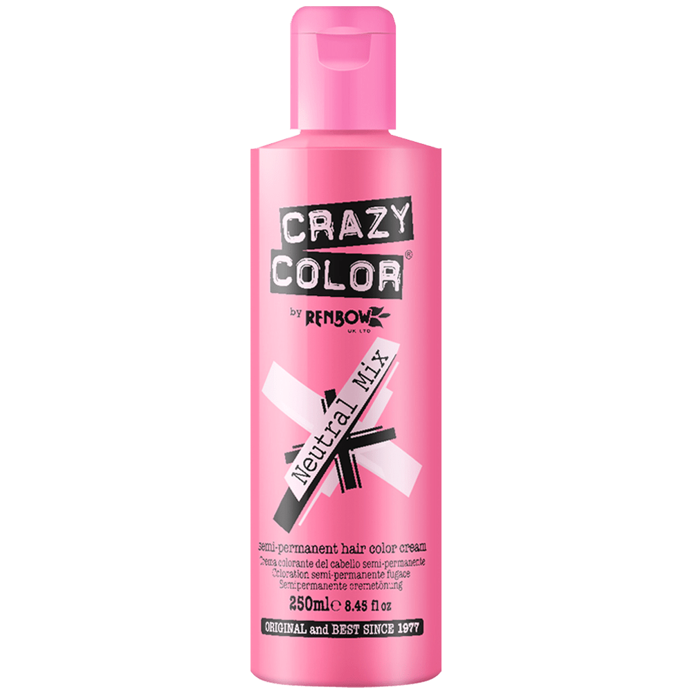 BeauBAR Supply CRAZY COLOR SEMI - PERMANENT HAIR COLOR CREAM - NEUTRAL MIX CO - 61960