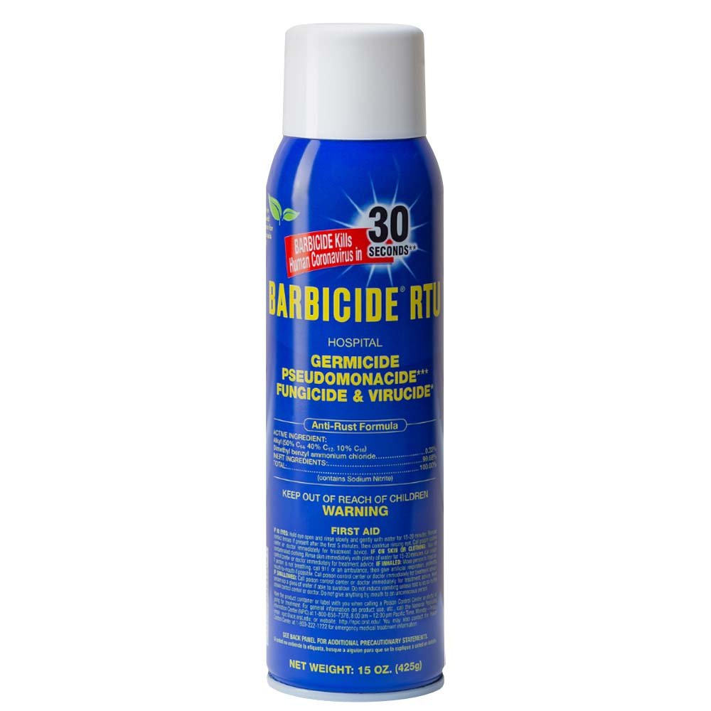 BeauBAR Supply BARBICIDE DISINFECTANT RTU (READY TO USE) SPRAY - 15 OZ DI - 56434