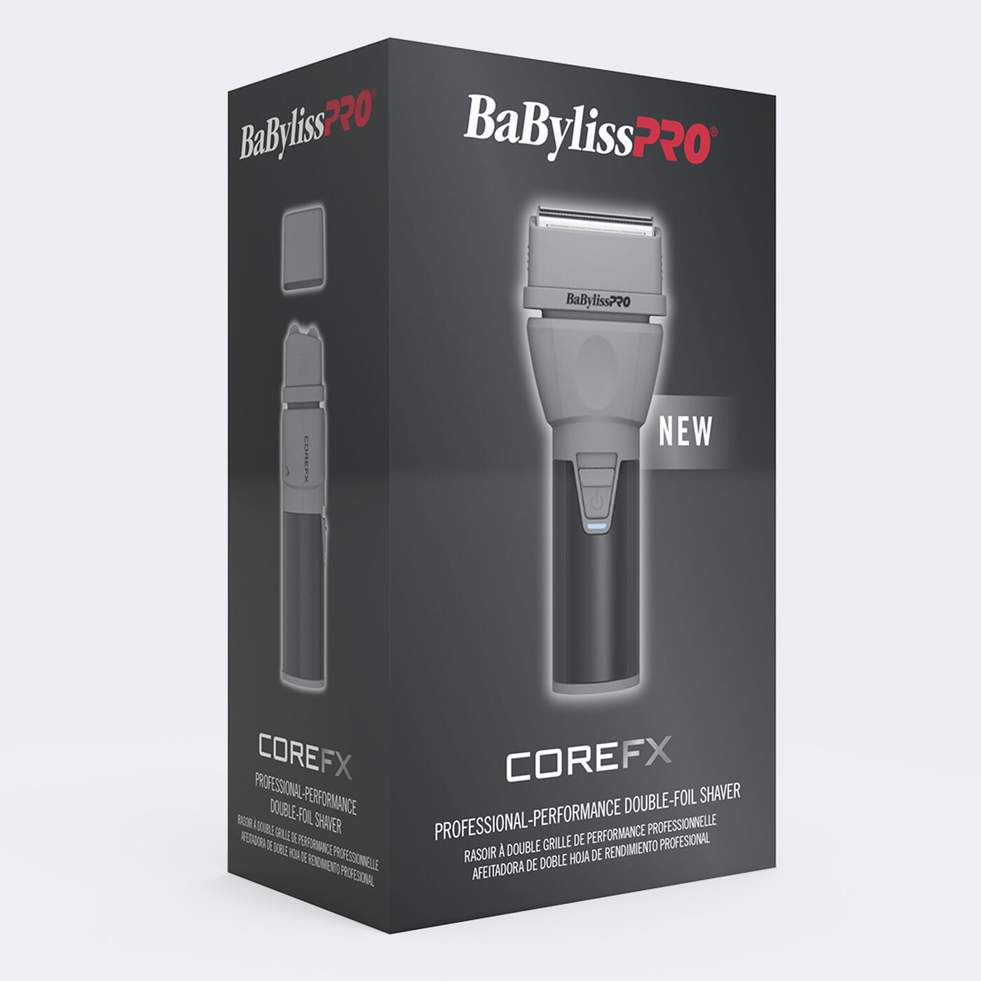 BABYLISSPRO COREFX DOUBLE FOIL SHAVER - GRAY Shaver BABYLISSPRO for sacramento, california, barbers, hair stylist, cosmetologist, beauty industry
