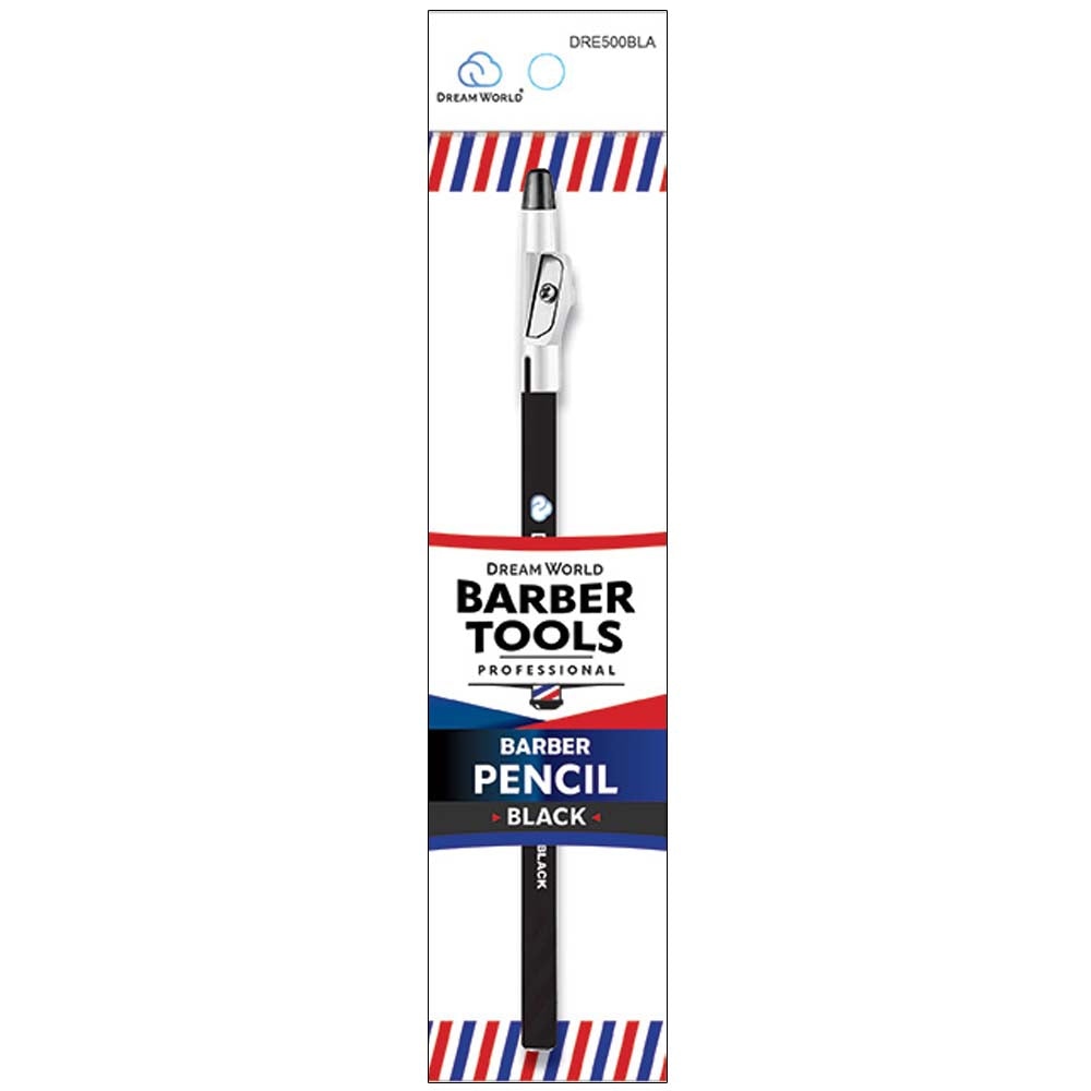 Dream World Barber Design Pencil - Black