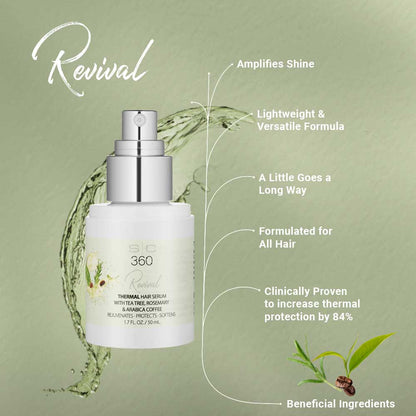 STYLECRAFT S|C 360 REVIVAL THERMAL HAIR SERUM - 1.7 OZ Hair Treatment STYLECRAFT for sacramento, california, barbers, hair stylist, cosmetologist, beauty industry