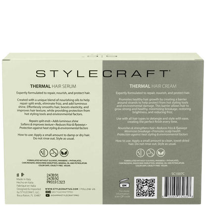 STYLECRAFT S|C 360 REVIVAL THERMAL HAIR CREAM & SERUM - 1.7 OZ Hair Treatment STYLECRAFT for sacramento, california, barbers, hair stylist, cosmetologist, beauty industry
