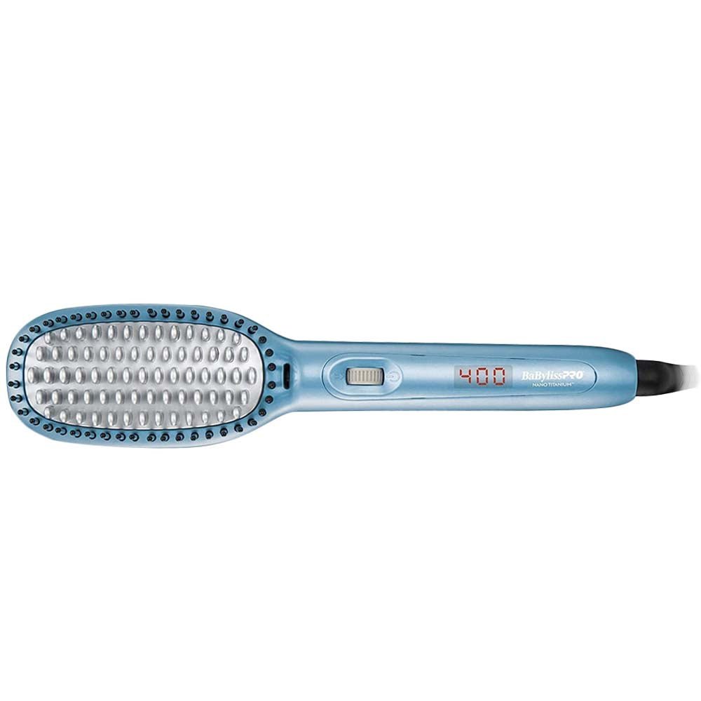 BeauBAR Supply BABYLISSPRO NANO TITANIUM IONIC THERMAL PADDLE BRUSH IR - 45011