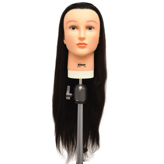 BeauBAR Supply CELEBRITY ALISON PROTEIN FIBER HAIR CUTTING MANIKIN MK - F - 752