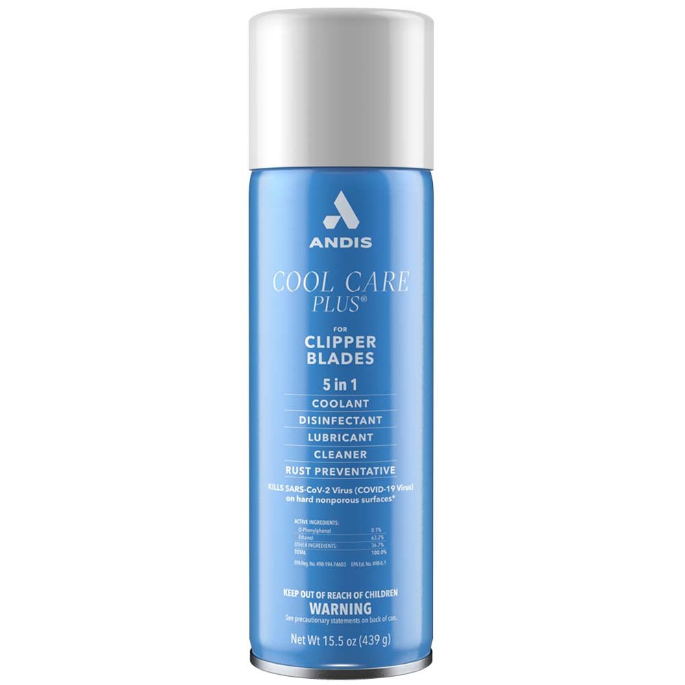 Andis Cool Care Plus 5-in-1 Disinfecting Clipper Spray - 15.5 oz