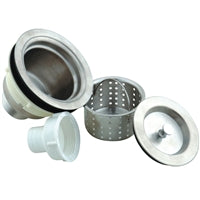 complete shampoo bowl metal strainer drain assembly