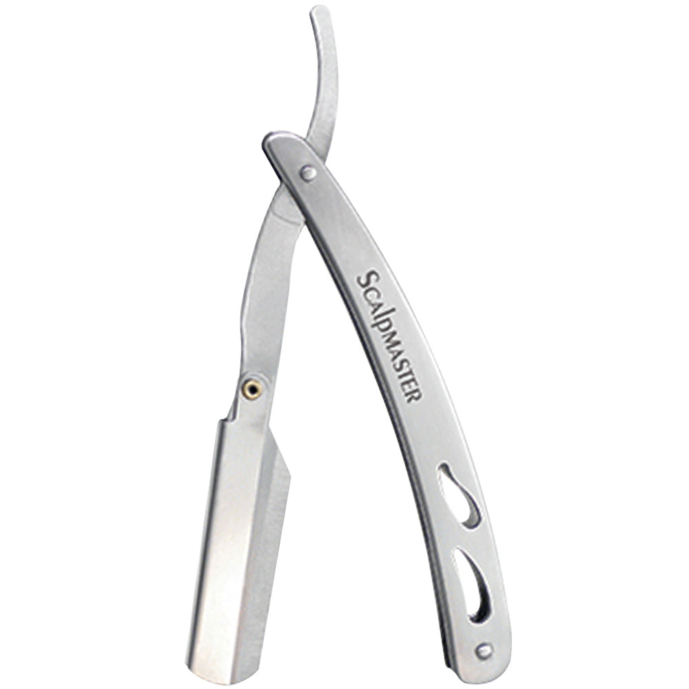 SCALPMASTER STRAIGHT RAZOR - STAINLESS STEEL