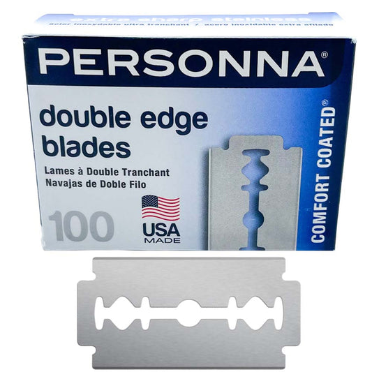 PERSONNA DOUBLE EDGE RAZOR BLADES - 100 PC