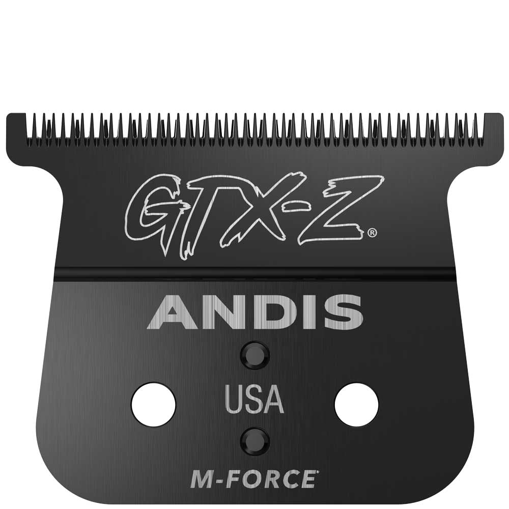 Andis Lync GTX-Z replacement trimmer blade in matte black featuring M-Force magnetic technology, GTX-Z blade geometry, and USA branding