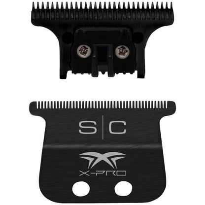 StyleCraft X-Pro Black DLC fixed wide trimmer blade and The One cutter set