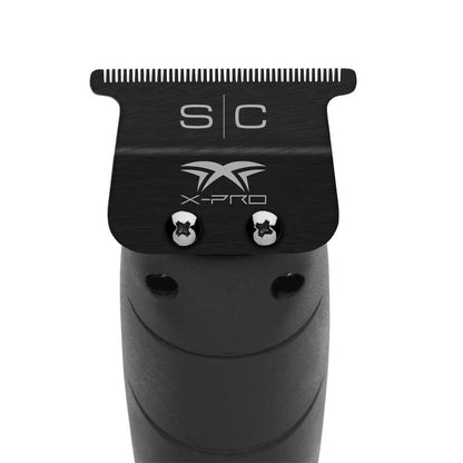 Close-up view of the premium Black Diamond Carbon DLC trimmer blade